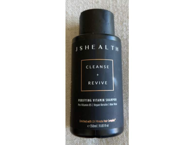JS Health Cleanse + Revive Purifying Vitamin Shampoo, 11.83 fl oz/350 mL