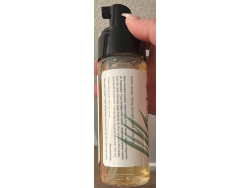 Bison Star Naturals Foaming Liquid Hand Soap, Sage Pine, 6 fl oz/180 mL