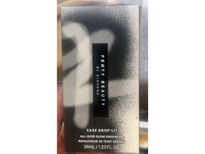 Fenty Beauty by Rihanna Eaze Drop'Lit All Over Glow Enhancer, 02 Taffy, 1.22 fl oz/36 mL