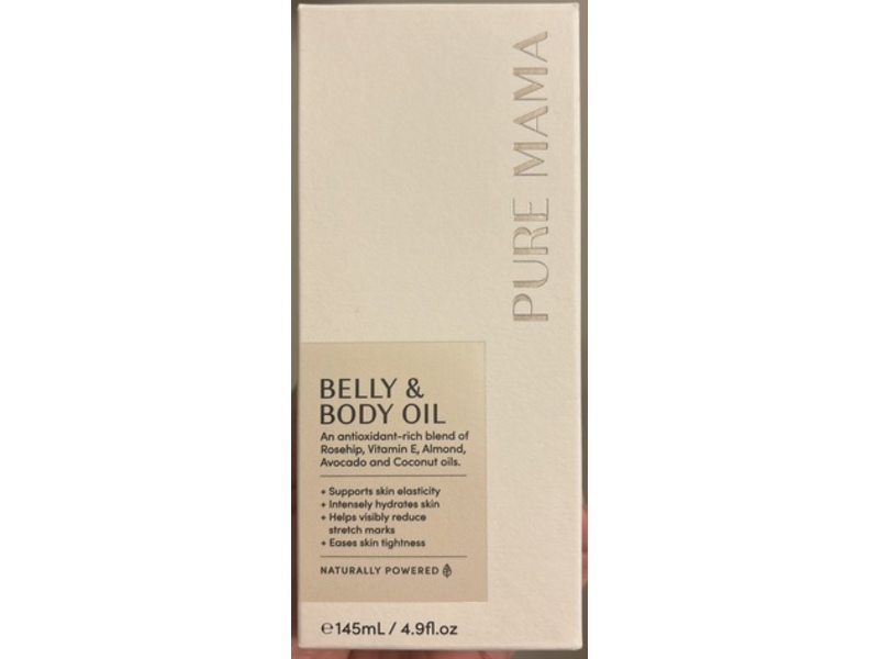 Pure Mama Belly & Body Oil, 4.9 fl oz/145 mL