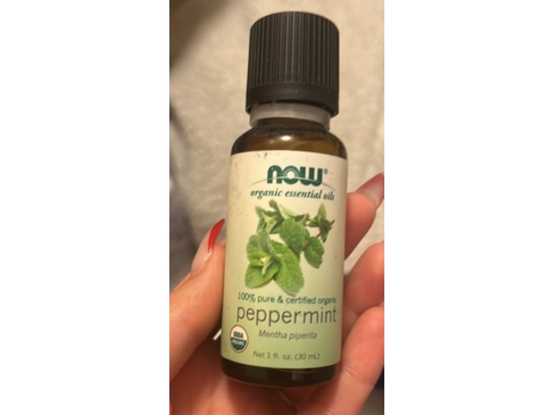Now Organic Essential Oils, Peppermint, 1 fl oz/30 mL
