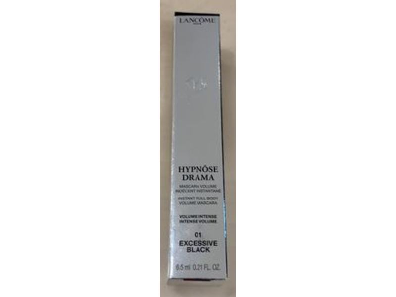 Lancome Hypnose Drama Instant Full Body Volume Mascara, 01 Excessive Black, 0.21 fl oz/6.5 ml