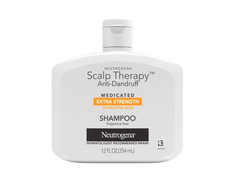 Neutrogena Scalp Therapy Anti-Dandruff Shampoo, Fragrance Free, 12 fl oz/354 mL