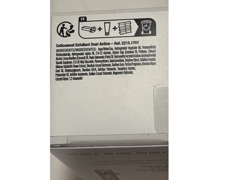 Cellcosmet Dual Action Exfoliating Cream, 2.09 oz/60 mL