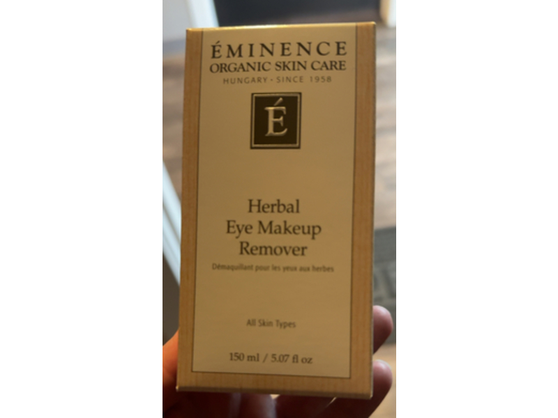 Eminence Organic Skin Care Herbal Eye Makeup Remover, 5.07 fl oz/150