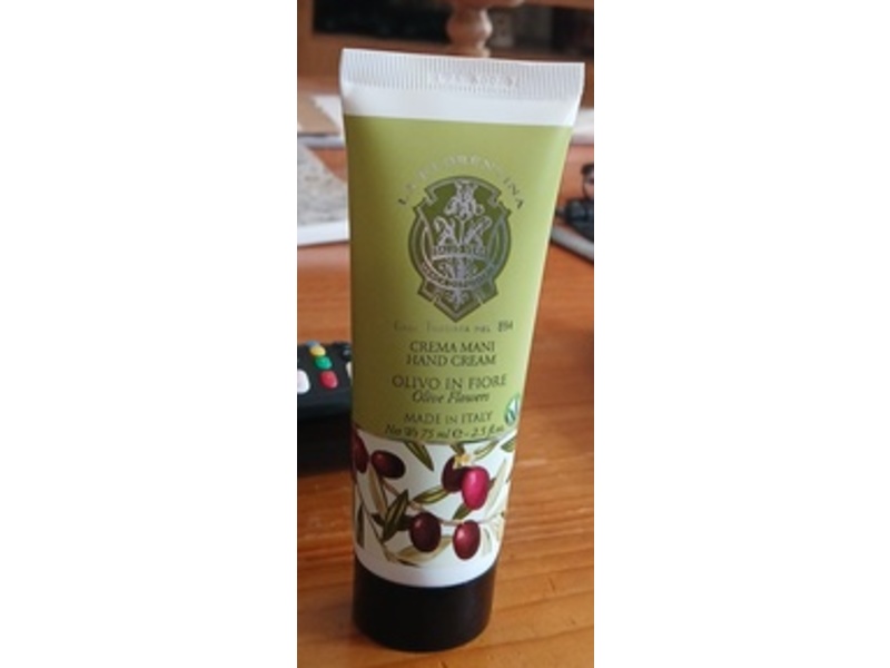 La Florentina Hand Cream, Olivo in Fiore, 2.5 fl oz/75 mL