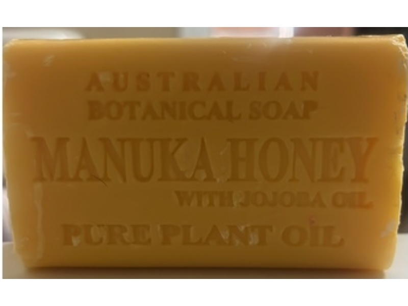 Australian Botanical Soap Manuka Honey Bar Soap, Jojoba Oil, 6.6 oz/187 g