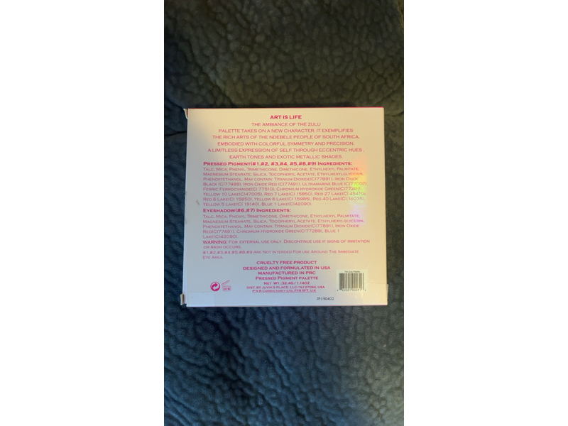 Juvia's Place The Zulu Eyeshadow Palette 32.4 g /1.14 oz