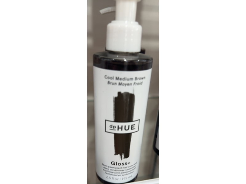 dp Hue Gloss+ Semi-Permanent Hair Color, Cool Medium Brown, 6.5 fl oz/192 mL