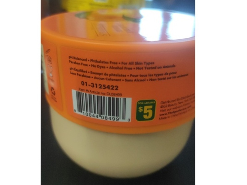 Spascriptions Hydrating Body Butter, Mango Butter, Collagen Hyaluronic Acid, 16.9 oz/500 mL