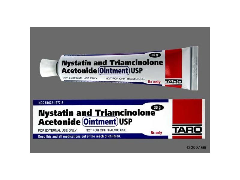 what is nystatin and triamcinolone acetonide ointment used to treat