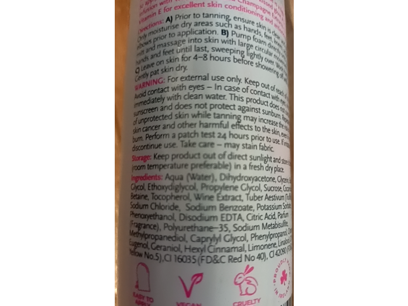 Marbella Glow Bronzing Mousse, Medium, 5.07 fl oz/150 mL