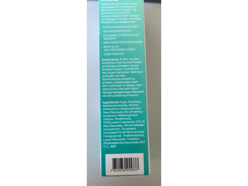 Daylong Face Sensitive Liquid Gel, SPF 30, 30 mL