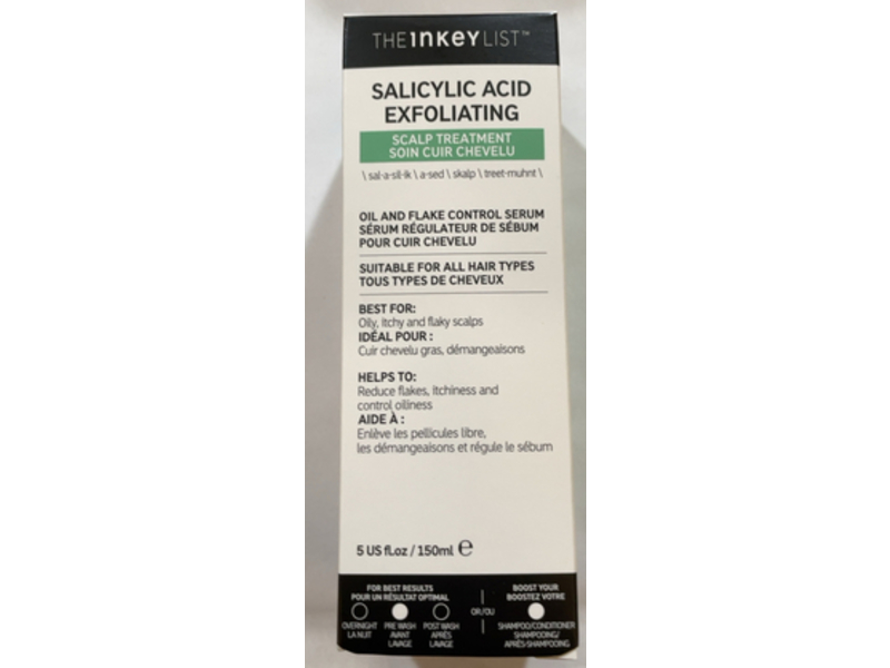 The Inkey Salicylic Acid Exfoliating Scalp Treatment, 5 oz/150 mL