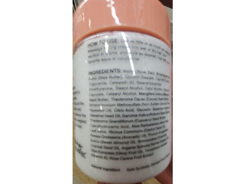 Melanin Long-Lasting Defination Style Cream, Shea Butter + Natural Oils, 16.1 fl oz/475 mL