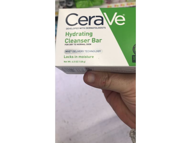 CeraVe Hydrating Cleanser Bar, 4.5 oz