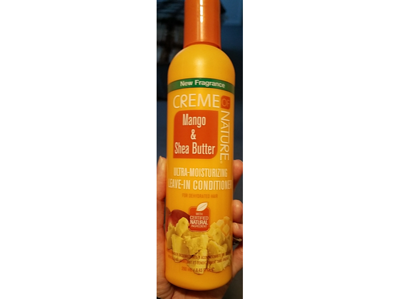 Creme of Nature Ultra Moisturizing Leave-in Conditioner, Mango & Shea Butter, 8.45 fl oz/250 mL