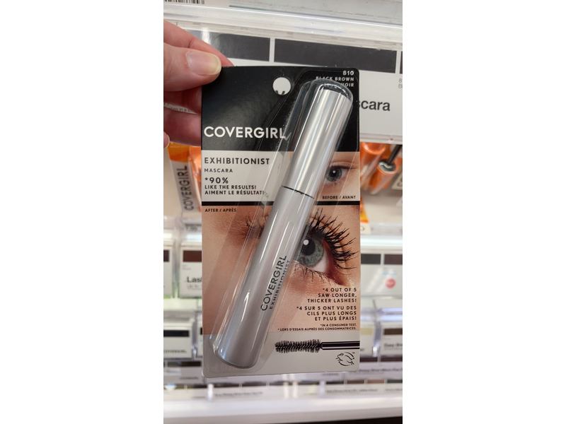 CoverGirl Exhibitionist Mascara, Black-brown, 0.3 Ounce