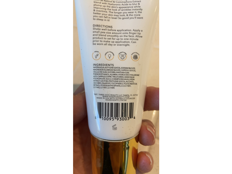 Nakery Skip the Line Instant Wrinkle Eraser, 1.69 fl oz/50 mL