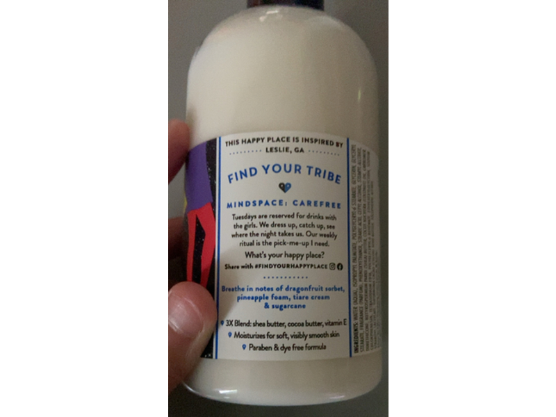 Find Your Happy Place Girls Night Out Body Lotion, Tiare Flower & Sugarcane, 10 fl oz