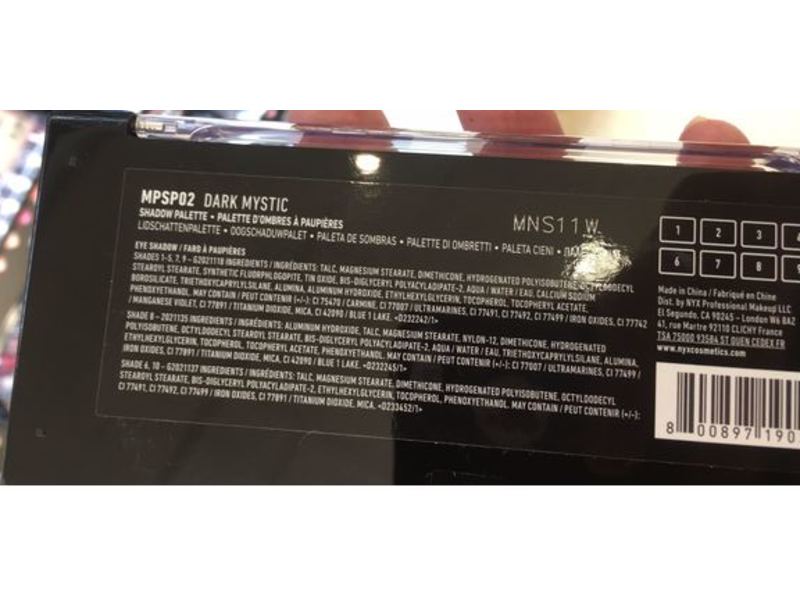 NYX Professional Makeup Mystic Petals Eyeshadow Palette, Dark Mystic, 0.02 oz/0.8 g