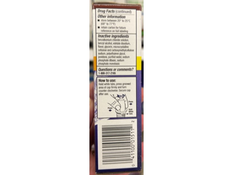 Afrin No Drip Extra Moisturizing Nasal Pump Mist, 1/2 fl oz (15 mL)