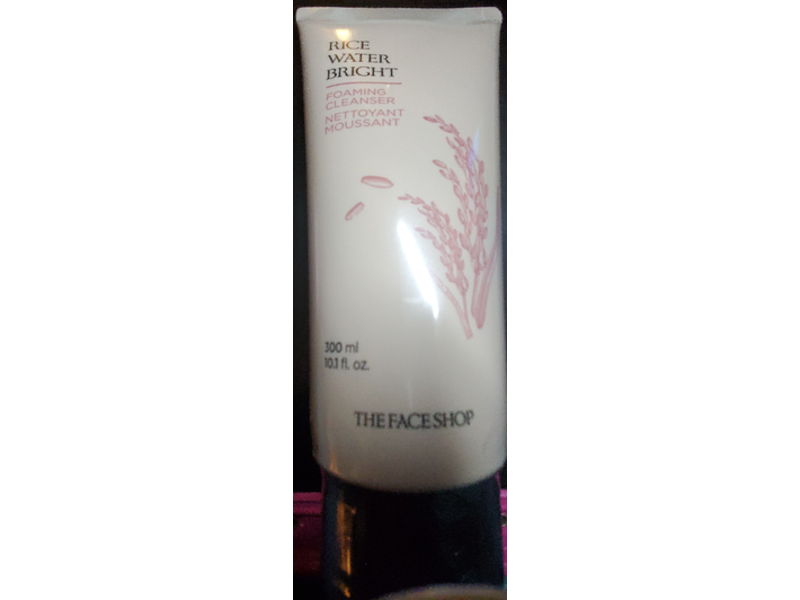 The Face Shop Foaming Cleanser, Rice Water Bright, 10.1 fl oz/300 mL