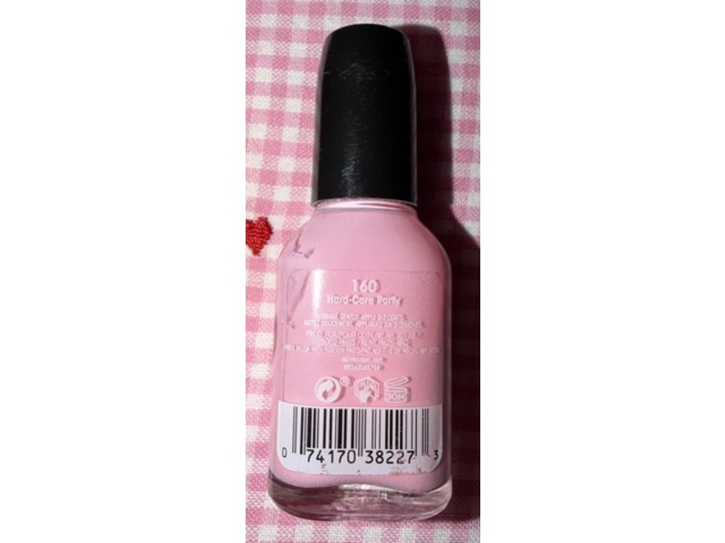 Sally Hansen Hard As Nails Polish, 160 Hard Core Party, 0.45 fl oz/13.3 mL