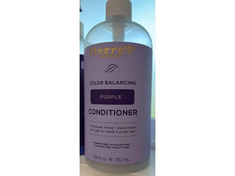 Pierre's Apothecary Color Balancing Conditioner, Purple, 24 fl oz/710 mL