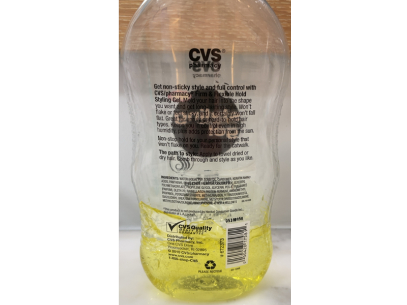 CVS Pharmacy Firm & Flexible Hold Styling Gel, Ultra Mega Hold, 20 oz/567 g