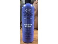 Chi Color Illuminate Platinum Blonde Purple Shampoo, 12 fl oz/355 mL - thumbnail 2