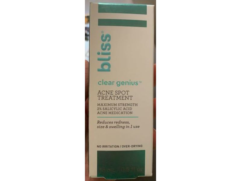 Bliss Clear Genius Acne Spot Treatment, 0.5 fl oz/15 mL