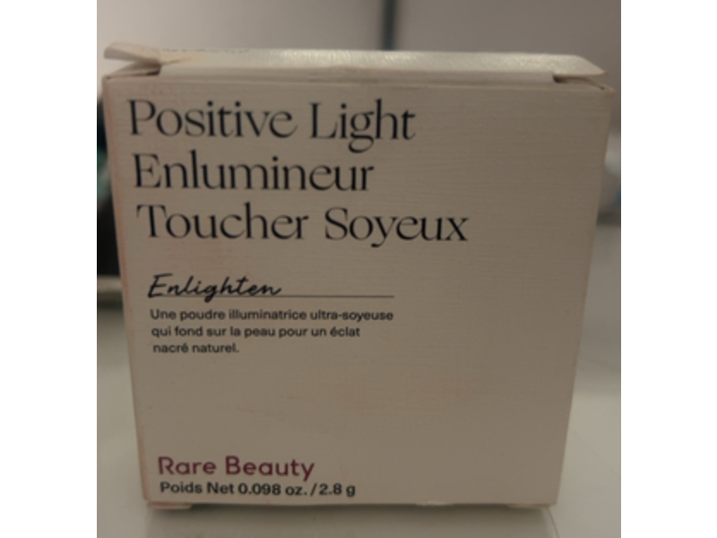 Rare Beauty Positive Light Silky Touch Highlighter, Enlighten, 0.098 oz/2.8 g