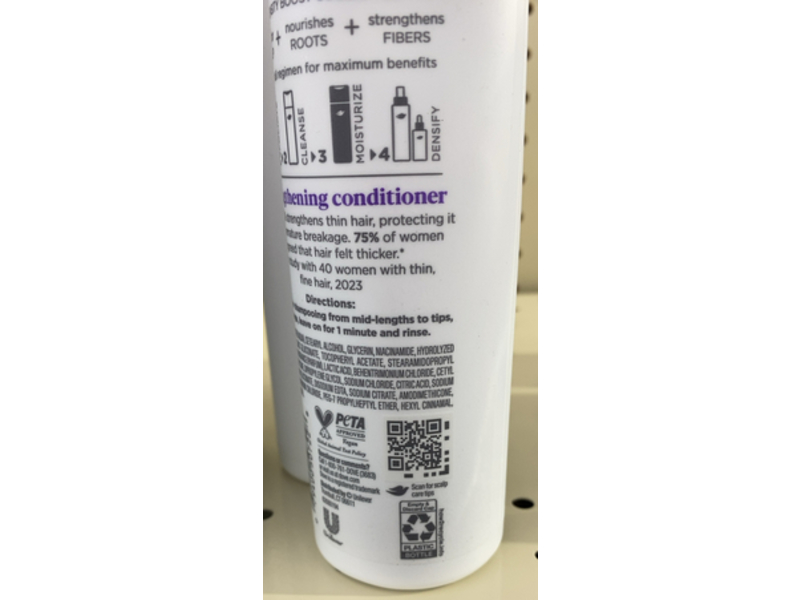 Dove Scalp + Hair Therapy Strengthening Conditioner, Vitamin & Zinc, 9.25 fl oz/273 mL