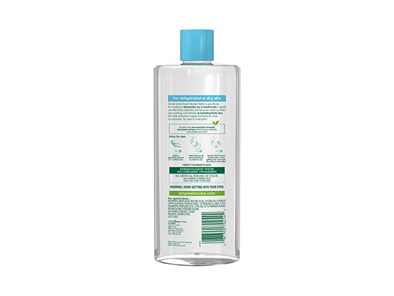 Simple Water Boost Micellar Cleansing Water, Sensitive Skin, 13.5 fl oz/400 mL