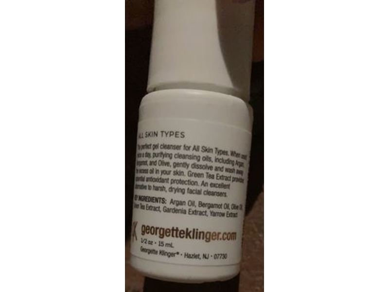 Georgette Klinger Argan Oil Cleansing Gel, 15 mL