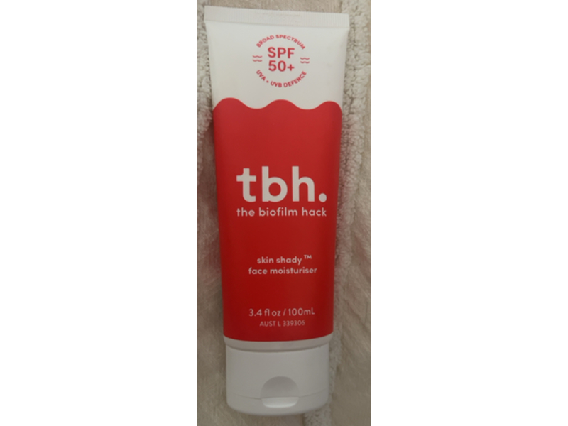 The Biofilm hack Skin Shady Face Mask, SPF 50+, 3.4 fl oz/100 mL