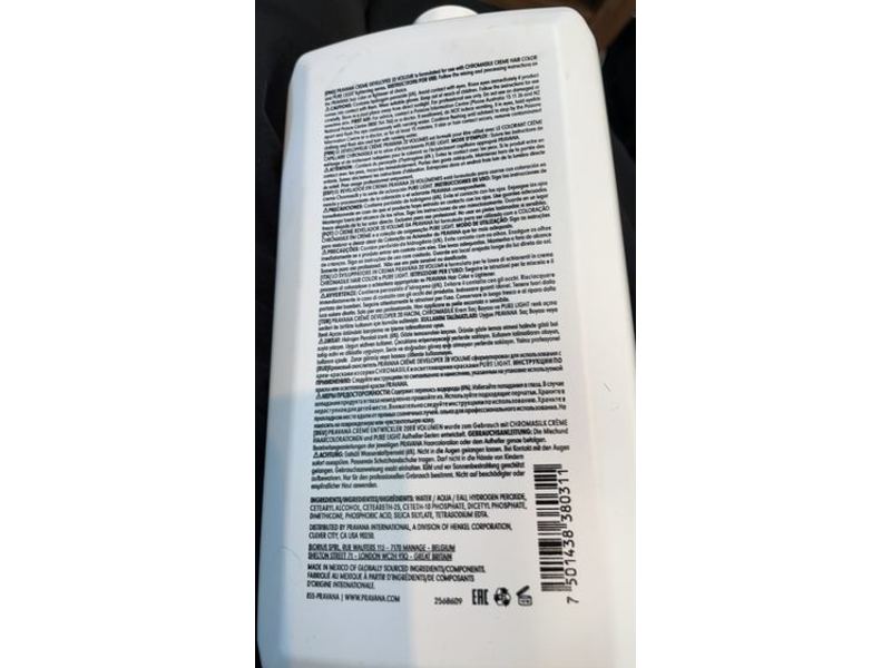 Pravana Creme Developer, 20 Volume, 33.8 fl oz/1000 mL