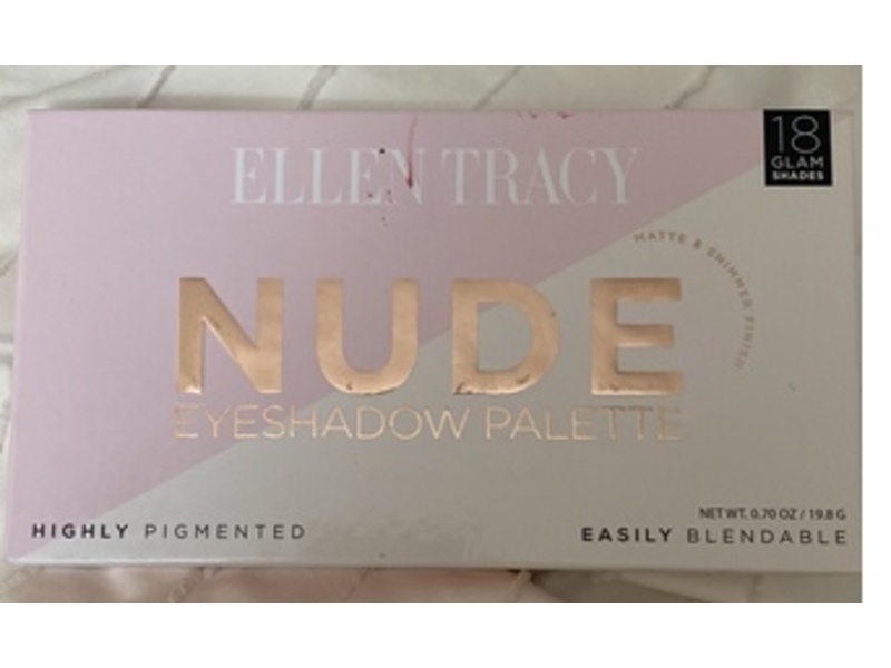 Ellen Tracy Eyeshadow Palette, Nude, 0.70 oz/19.8 g