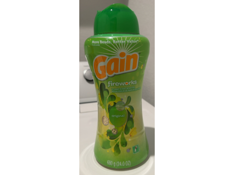 Gain Fireworks In-Wash Scent Booster, Original, 24.0 oz/680 g