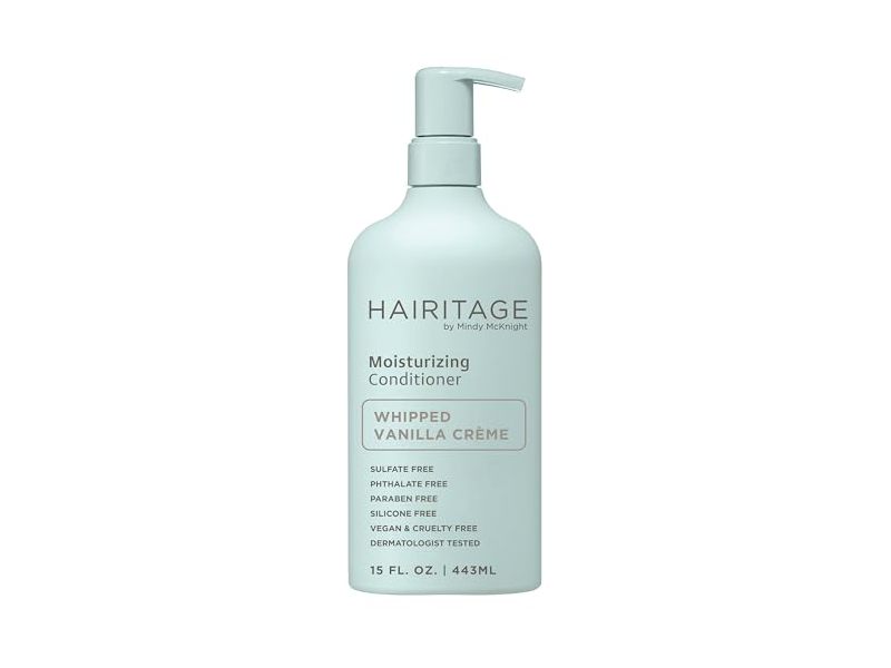 Hairitage Moisturizing Conditioner, Whipped Vanilla Creme, 15 fl oz/443 mL