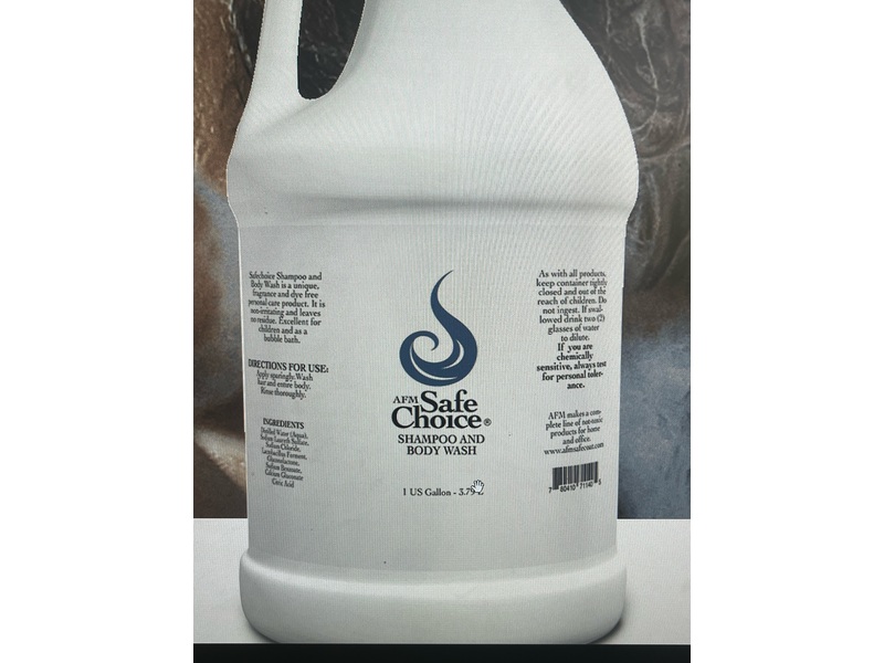 AFM Safe Choice Shampoo & Body Wash, 3.79 L