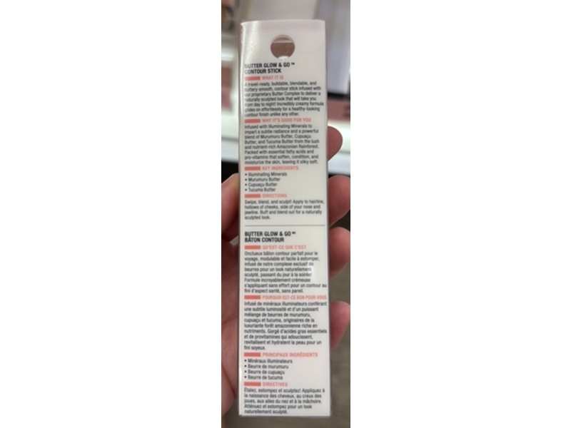 Physicians Formula Butter Glow & Go Murrmuru Butter Contour Stick, Fair/Light, 0.03 oz/1 g