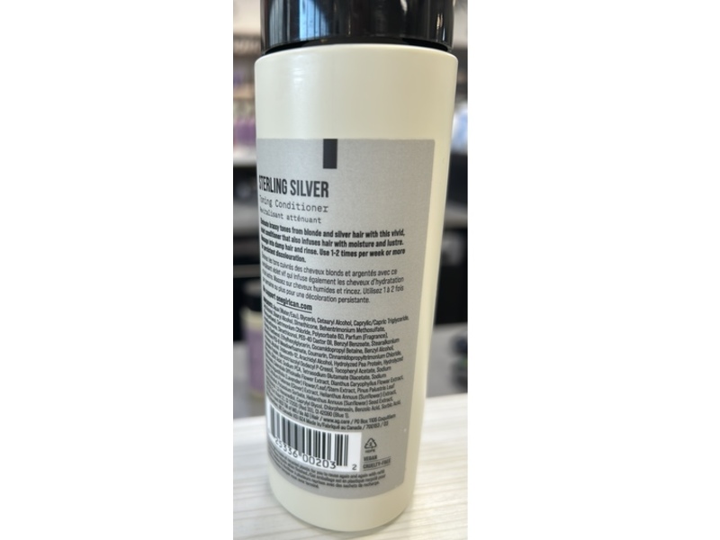 AG Care Sterling Silver Toning Conditioner, 8 fl oz/237 mL