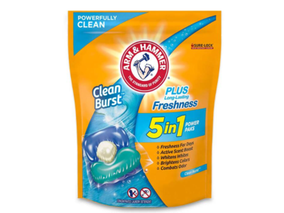 Arm & Hammer 5 in 1 Power Paks, Clean Burst, 42 Count