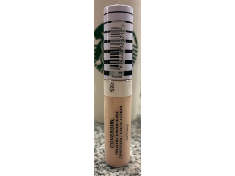 Covergirl Trublend Undercover Concealer, L200 Light Ivory, 0.33 fl oz/10 mL