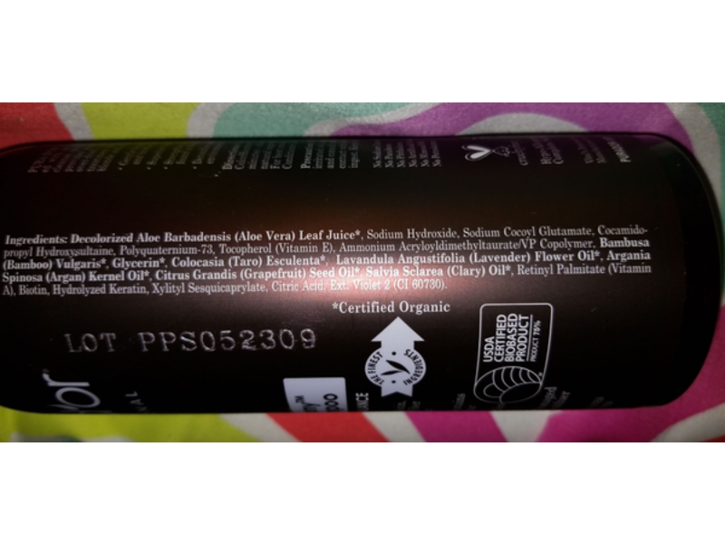 Pura d'or Color Harmony Purple Shampoo, Color Tone Balance, 16 fl oz/473 ml