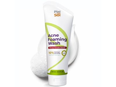 Piel Del Sol Cosmetics Acne Foaming Wash, 8.4 fl oz/250 mL