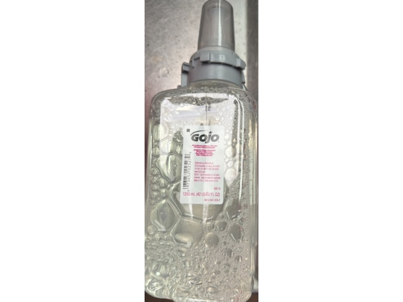 Gojo Antibacterial Foam Handwash Refill, Plum, 42 fl oz/1250 mL
