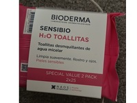 Bioderma Sensibio H2O Wipes, 25 Count, Pack Of 2 - thumbnail 2